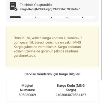 Karaca Züccaciye Karaca Servise Gönderilen Ürünümü 6 Aydır Göndermedi