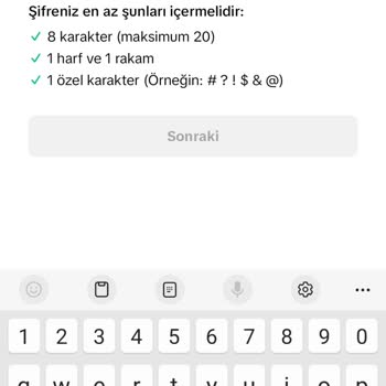 TikTok Şifre Sıfırlama Hatası
