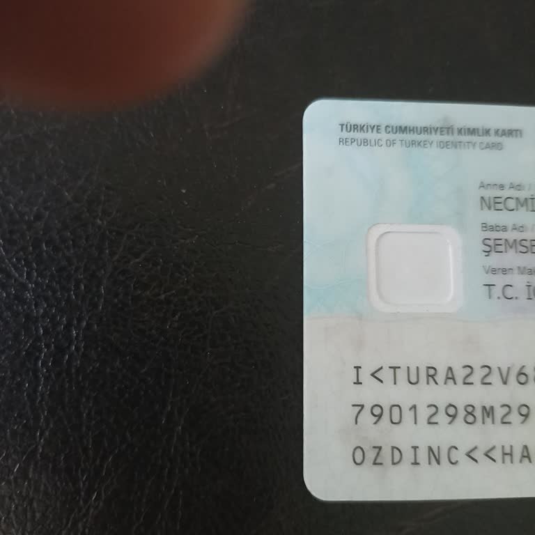 Nüfus ve Vatandaşlık İşleri Nüfus Kimlik Kartı