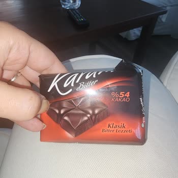 Eti Gıda Eti Karam 60gr Bitter Çikolata Siparişim Paketi Kapalı Ama İçi Eksik!