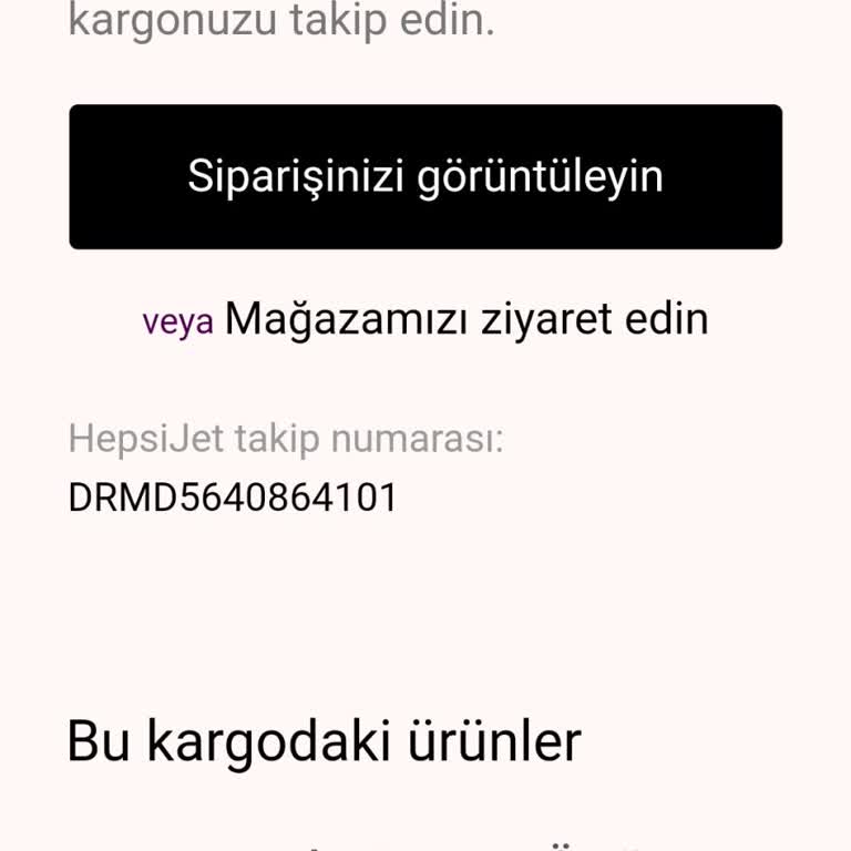 hepsiJET Ürün Teslim Edilmemesi