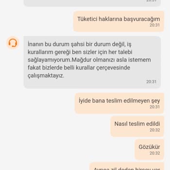 Trendyol GO Sipariş İptali