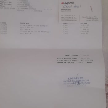 Arçelik Bulaşık Makinesi İlk Kullanımda Su Bastı