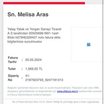 Yataş Juno Yatak 14. Günde Çökme Sorunu