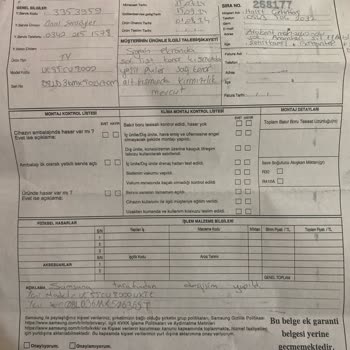 Samsung 2. Defa Gelen TV'de Sorunlu