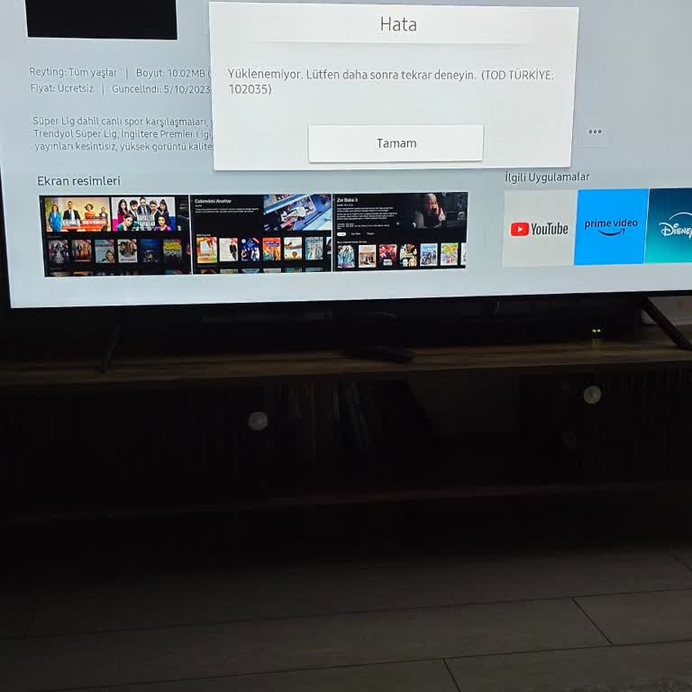 Samsung TV Program İndiremiyorum