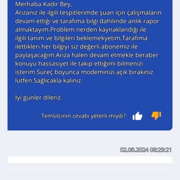 TurkNet'te Sürekli İnternet Kesintisi Ve Yetersiz Müşteri Hizmeti