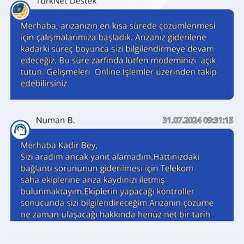 TurkNet'te Sürekli İnternet Kesintisi Ve Yetersiz Müşteri Hizmeti