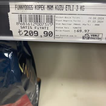 Esenlik Marketleri Tüketici Hakkı Ve Fiyat Yanlışlığı