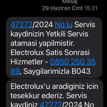 Electrolux Bana Pişmanlık Oldu.