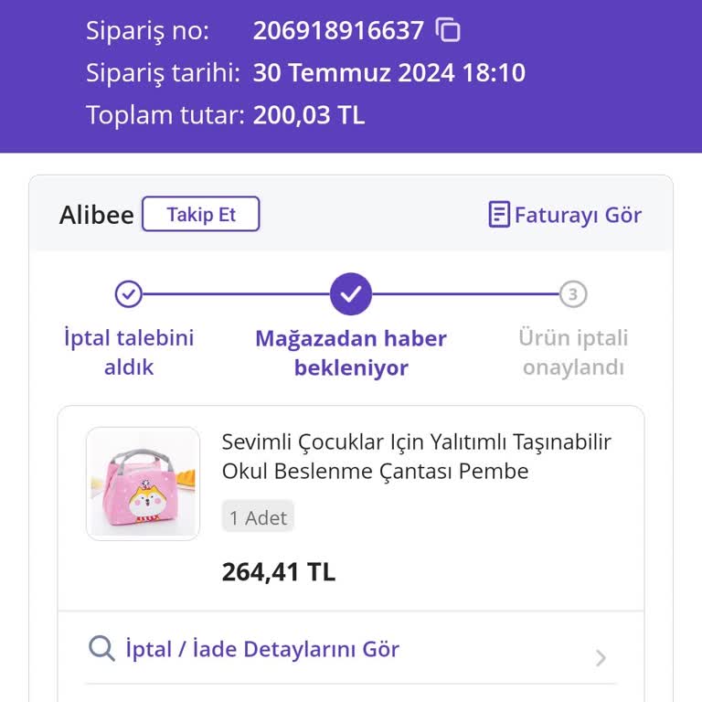 N11 Sipariş İptal Süreci