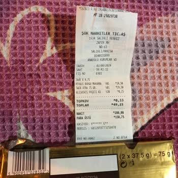 Şok Market'ten Aldığım Çikolatanın Tarihi Geçmişti