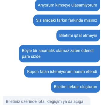 Obilet'ten Alınan Bilette Yaşanan İptal Sorunu Ve Kupon Ücreti Mağduriyeti