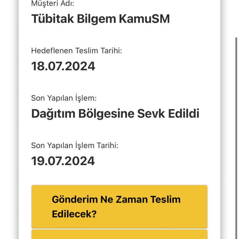 AGT Kurye Kargomun 15 Gündür Elime Ulaşmaması