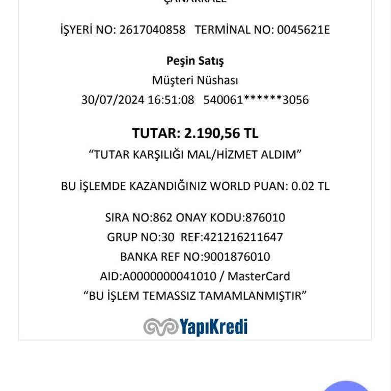 Çanakkale Merkez 5M Migros Besin Zehirlenmesi