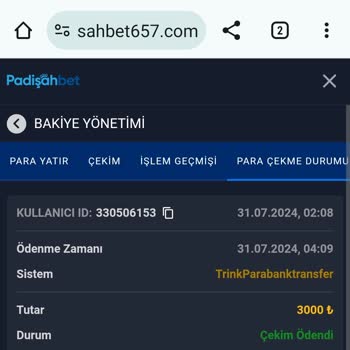 Padişahbet Ödeme Sorunu Ödeme Yapmıyorlar!