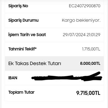 Samsung Galaxy Z Fold 6 Takas Desteği Geri Ödeme Yapılmıyor.