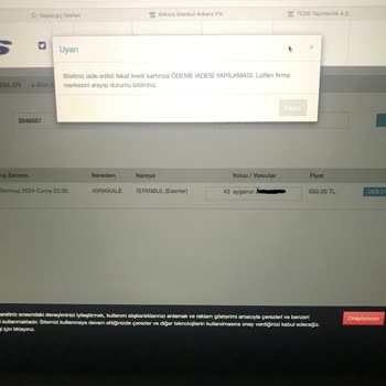 Es Turizm İade Edilen Biletin Parasını Ödemiyor!