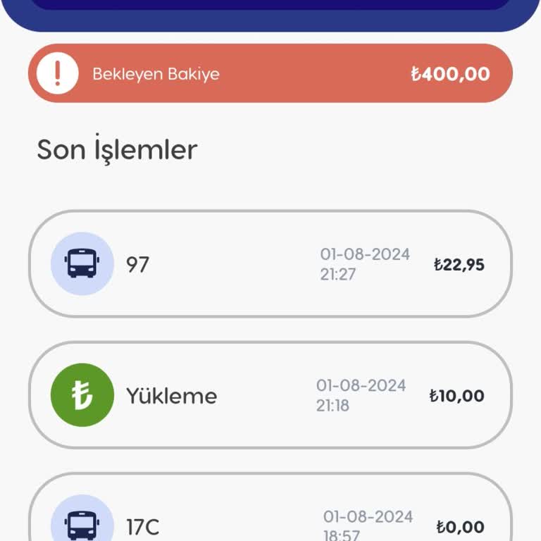BURULAŞ Bursakart Bekleyen Bakiye Sorunu