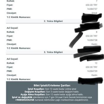 Uludağ Turizm Kadının Yanına Erkek Bilet Kesip Birlikte Yolculuk Yapmaya Zorlamak