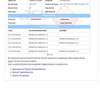 Koçtaş Matkap Siparişi Sorunu