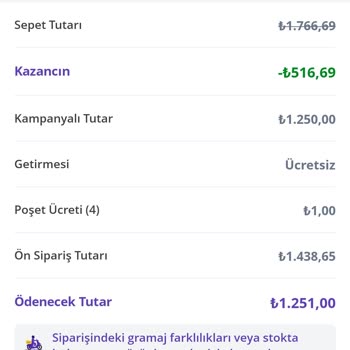 Getir Karttan Fazla Para Çekiyor