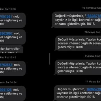 Vodafone Net Çözülmeyen Arıza Kayıtları