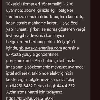 Enerjisa Toroslar Elektrik Perakende Enerjisa Mağdur Rezil Etti Bizi