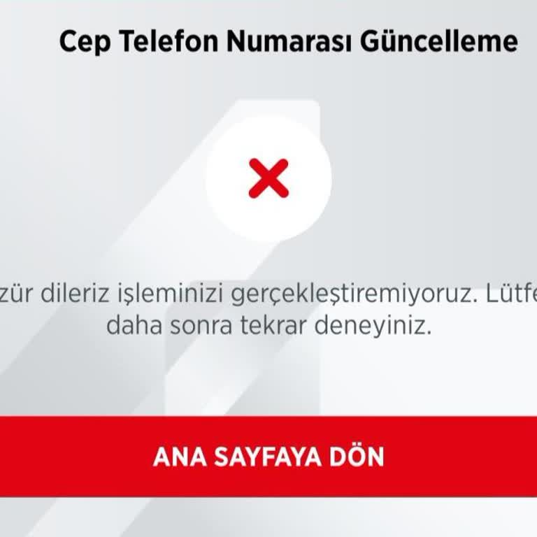 Ziraat Bankası Ziraat Numaramı Güncelleyemiyorum