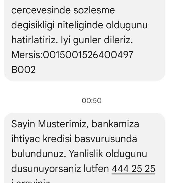 Akbank Yanlış İhtiyaç Kredisi Başvurusu Hakkında Bilgilendirme