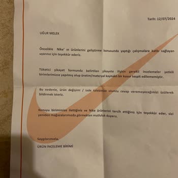 Nike Air Max Ayakkabılarımın Tabanı Çatladı