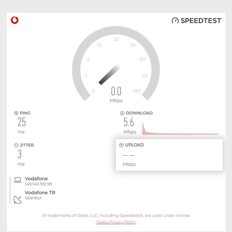 Vodafone Sınırsız Red Lite Tarifesinde İnternet Hızı Problemi
