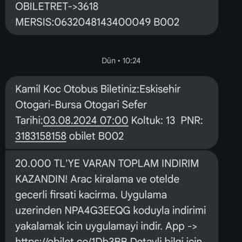 Kamil Koç Otobüs Yolculuğunda Temizlik Ve Güvenlik Sorunları