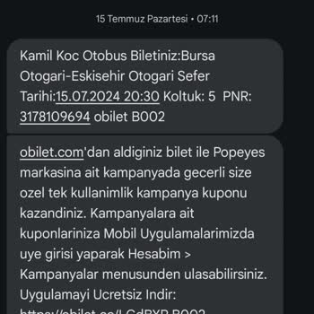 Kamil Koç Otobüs Yolculuğunda Temizlik Ve Güvenlik Sorunları