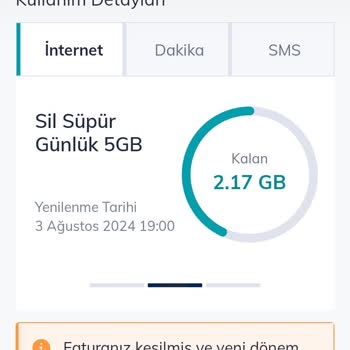 TeknosaCell Türk Telekom Sınırsız İzle Paketi Hatası