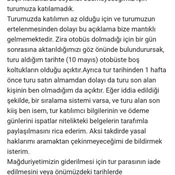 SSC Tur Çanakkale Gezisi Acente Sahibinin Saygısızlığı