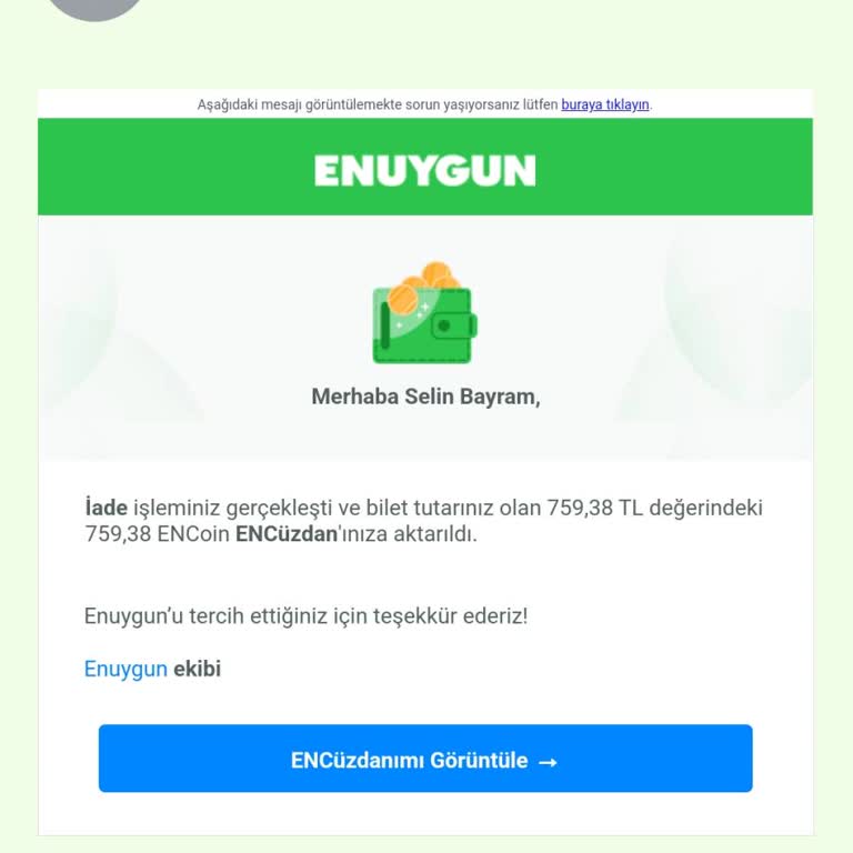Enuygun.com Kredi Kartı İadesi