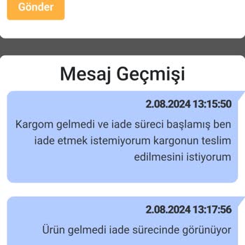 Bir Günde Kargo A101 İnternet Alışverişi Kargo Gelmedi