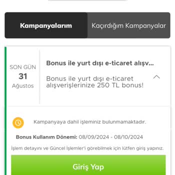 Garanti BBVA BonusFlaş Yurt Dışı Kampanyası Hatası