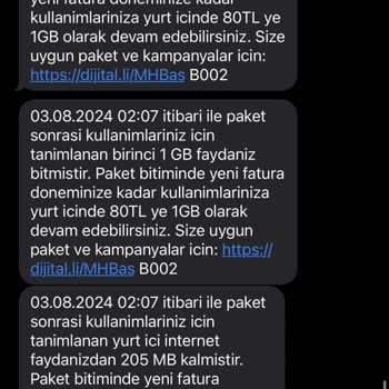 Turkcell Gece Kullanılmayan İnternet İçin Haksız Fatura Kesimi