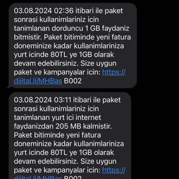 Turkcell Gece Kullanılmayan İnternet İçin Haksız Fatura Kesimi