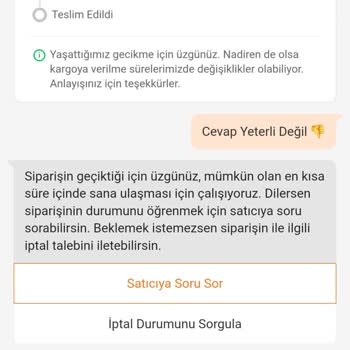 Trendyol'da Hızlı Teslimatlı Bir Kargo 2 Günde Kargolanmıyorsa