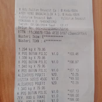 A101... 101 Çeşit Fiyat.