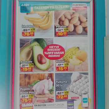 A101... 101 Çeşit Fiyat.