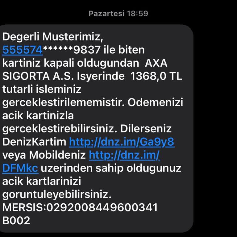 Kk Denizbank Axa Sigorta Bilgim Dışı İş Yapıyor