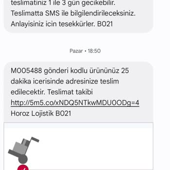 Trendyol/Vestel/Horoz Lojistik Yaşanılan Teslimat Sorunu!