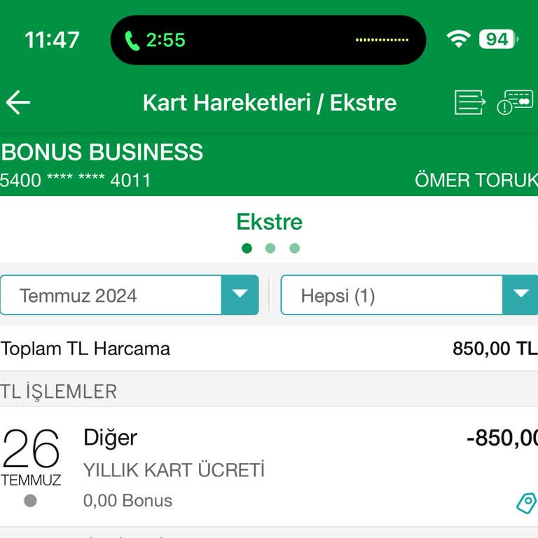 Garanti BBVA Kart Aidatı Sorunu Ve Müşteri Memnuniyetsizliği