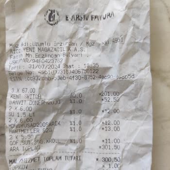 A101 Bozulmuş Banvit Piliç Döner