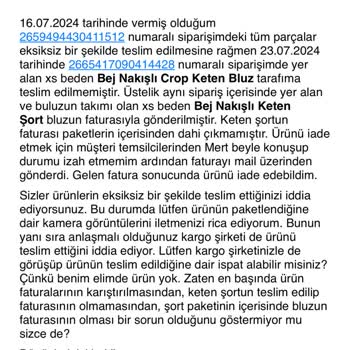 AdL Adil Işık Teslim Etmediği Ürünün Faturasını Müşterisine Kesiyor
