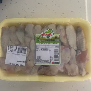 Gimsa'dan Alınan Gedik Piliç Marka Kanat Bozuk